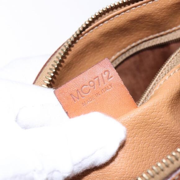 CELINE Macadam Canvas Hand Bag Pvc Leather Brown Gold - Picture 13 of 13